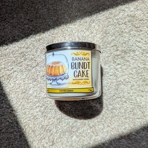 Bath & Body Works Banana Cake Candle